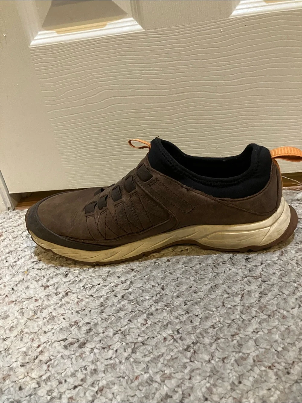 LL Bean Hiking Shoes Boots‎ Trailfinder Waterproof Slip On Mens 11 Brown leather